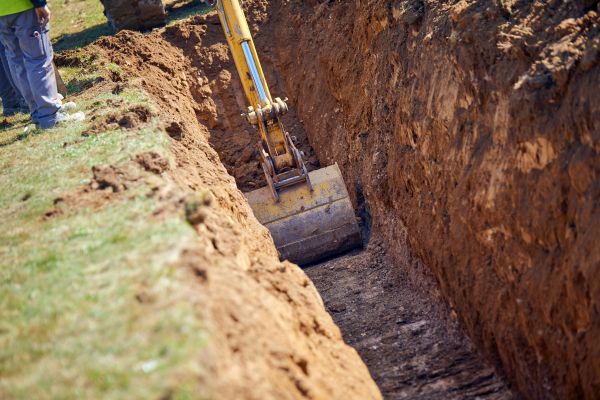 Ditch Excavation in Monroe