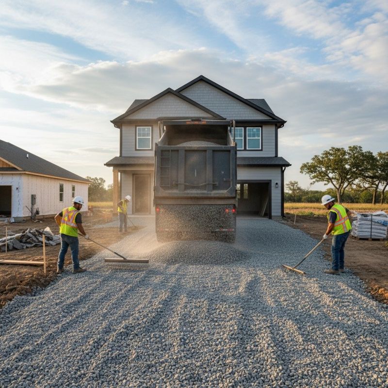 Driveway Gravel Installation detail